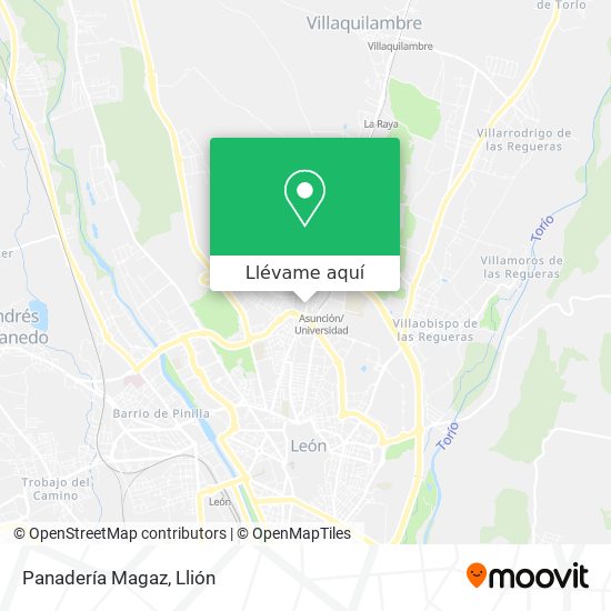 Mapa Panadería Magaz