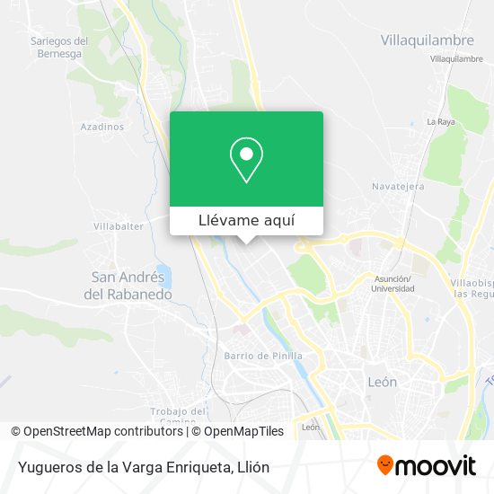Mapa Yugueros de la Varga Enriqueta