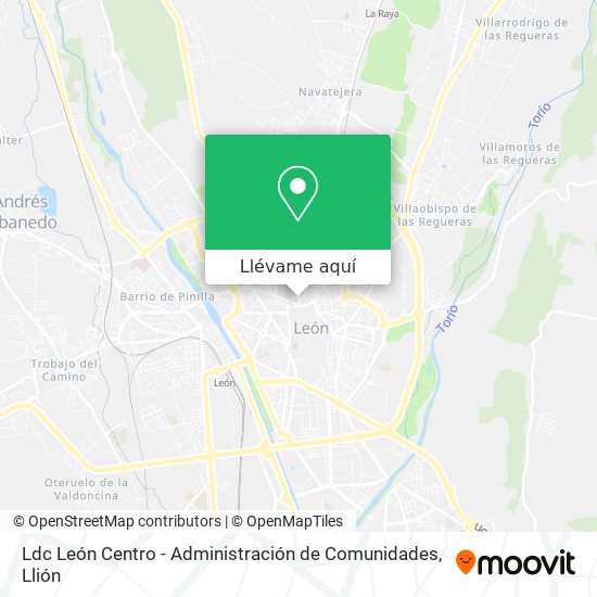 Mapa Ldc León Centro - Administración de Comunidades