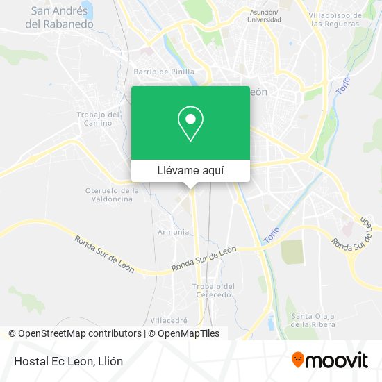 Mapa Hostal Ec Leon