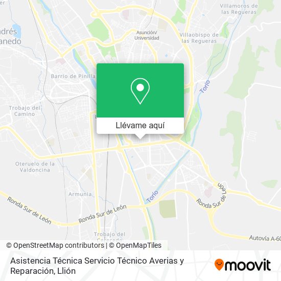 Mapa Asistencia Técnica Servicio Técnico Averias y Reparación