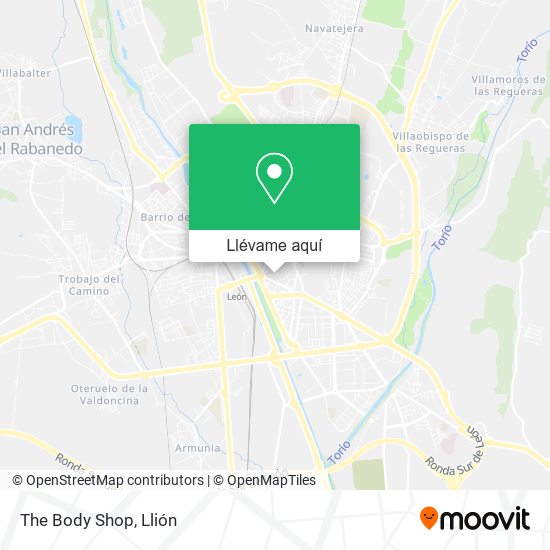 Mapa The Body Shop