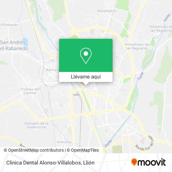 Mapa Clinica Dental Alonso-Villalobos