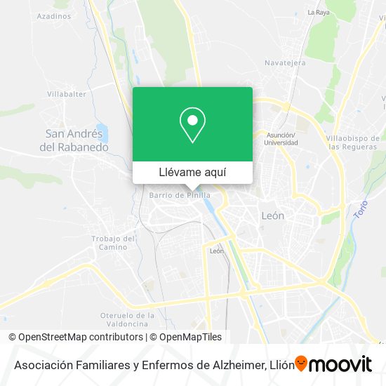 Mapa Asociación Familiares y Enfermos de Alzheimer