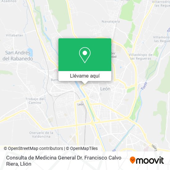 Mapa Consulta de Medicina General Dr. Francisco Calvo Riera