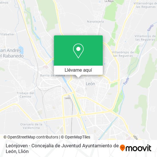 Mapa Leónjoven - Concejalía de Juventud Ayuntamiento de León