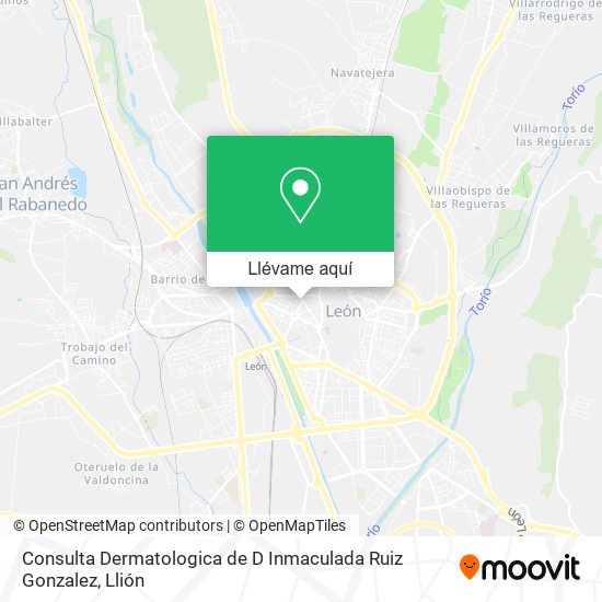 Mapa Consulta Dermatologica de D Inmaculada Ruiz Gonzalez