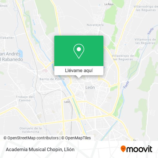 Mapa Academia Musical Chopin