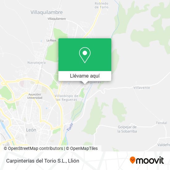 Mapa Carpinterías del Torio S.L.