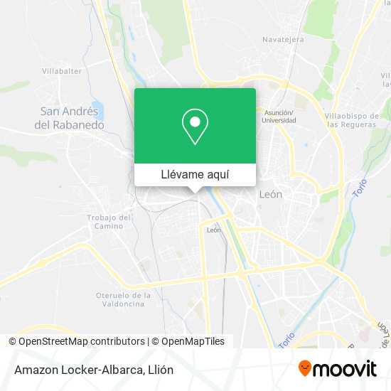 Mapa Amazon Locker-Albarca