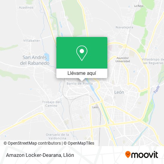 Mapa Amazon Locker-Dearana