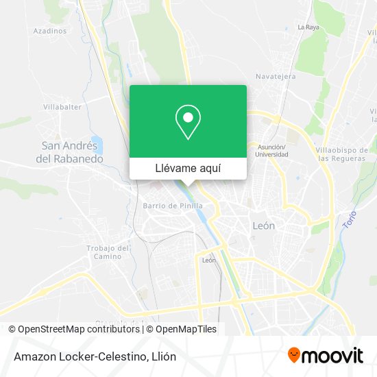 Mapa Amazon Locker-Celestino