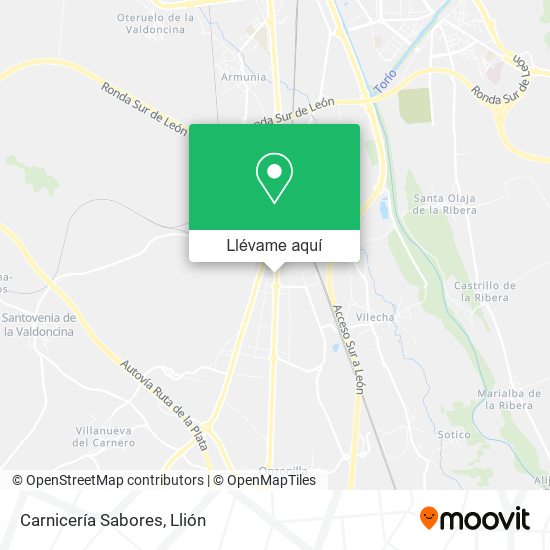 Mapa Carnicería Sabores