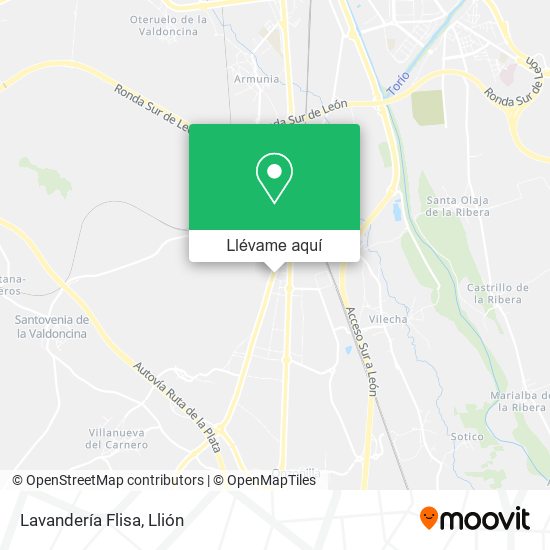 Mapa Lavandería Flisa