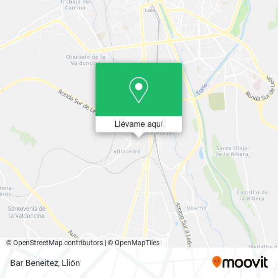 Mapa Bar Beneitez