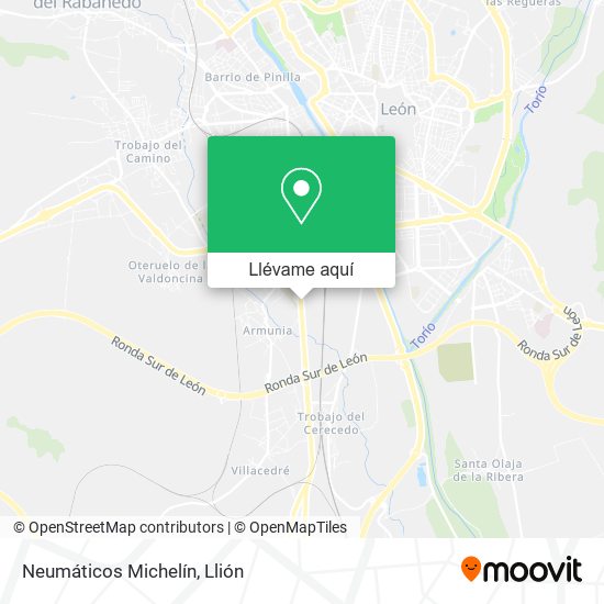 Mapa Neumáticos Michelín