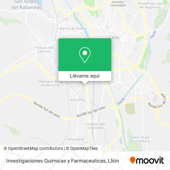 Mapa Investigaciones Quimicas y Farmaceuticas
