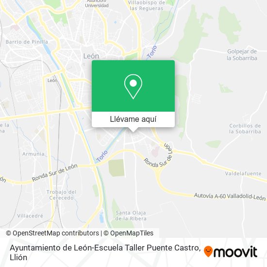 Mapa Ayuntamiento de León-Escuela Taller Puente Castro