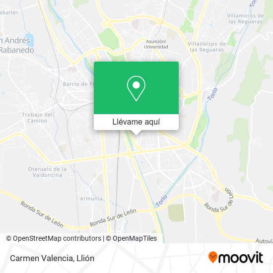 Mapa Carmen Valencia