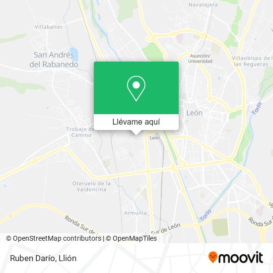 Mapa Ruben Darío