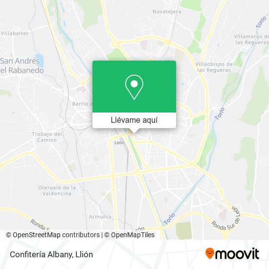 Mapa Confitería Albany