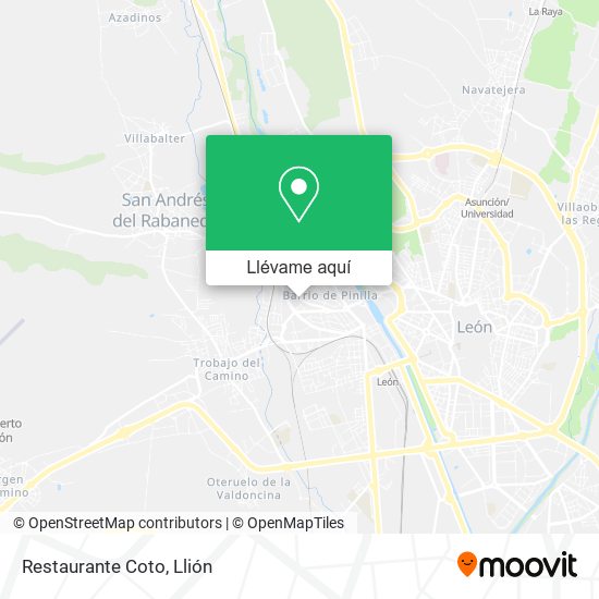 Mapa Restaurante Coto