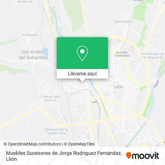 Mapa Muebles Sucesores de Jorge Rodriguez Fernández