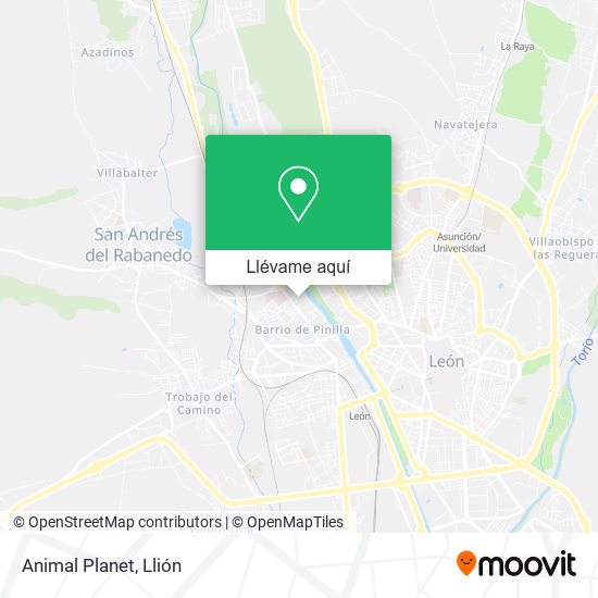 Mapa Animal Planet