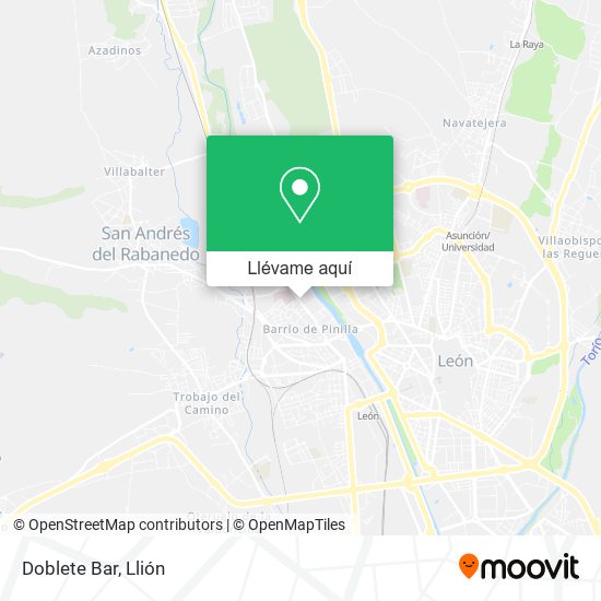 Mapa Doblete Bar