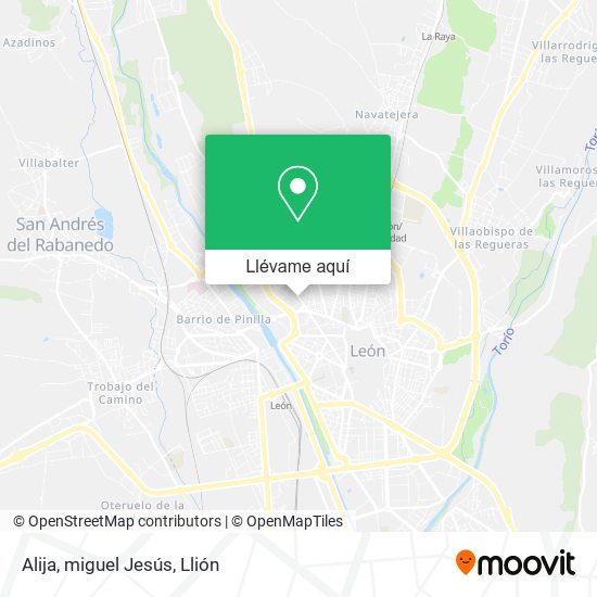Mapa Alija, miguel Jesús