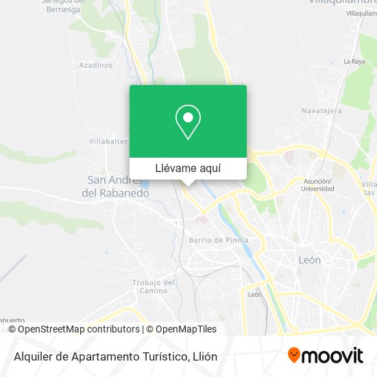 Mapa Alquiler de Apartamento Turístico