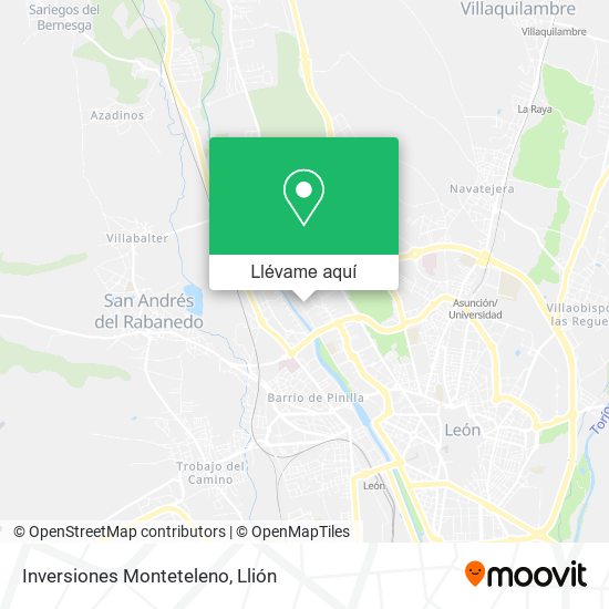 Mapa Inversiones Monteteleno