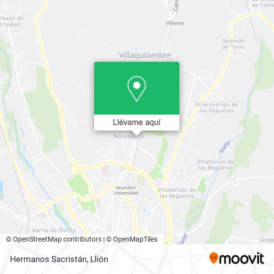 Mapa Hermanos Sacristán