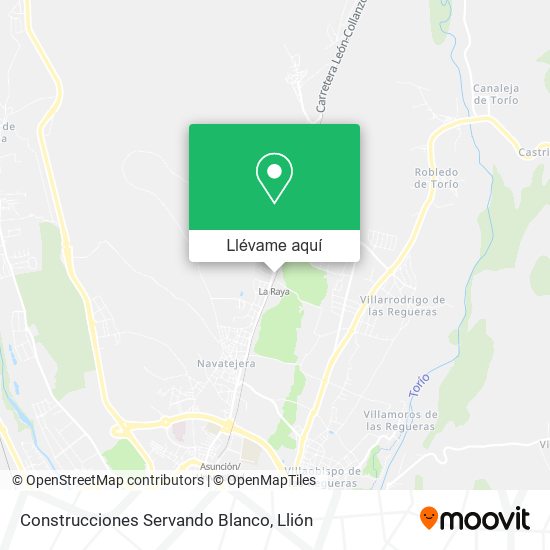 Mapa Construcciones Servando Blanco