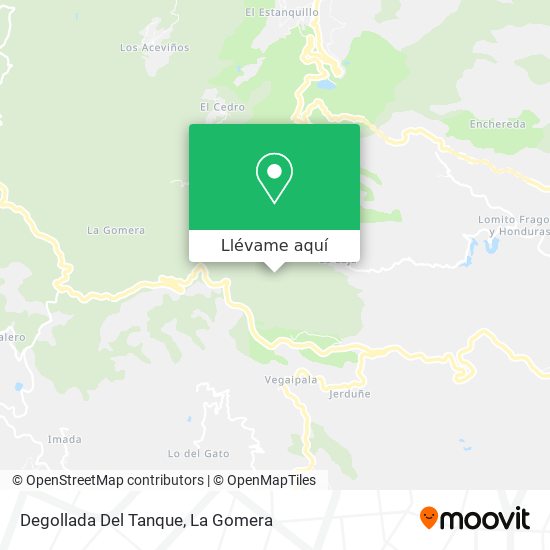 Mapa Degollada Del Tanque