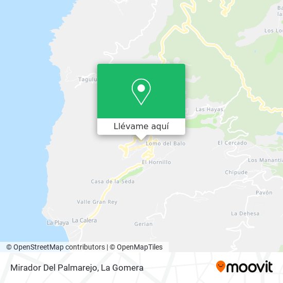 Mapa Mirador Del Palmarejo