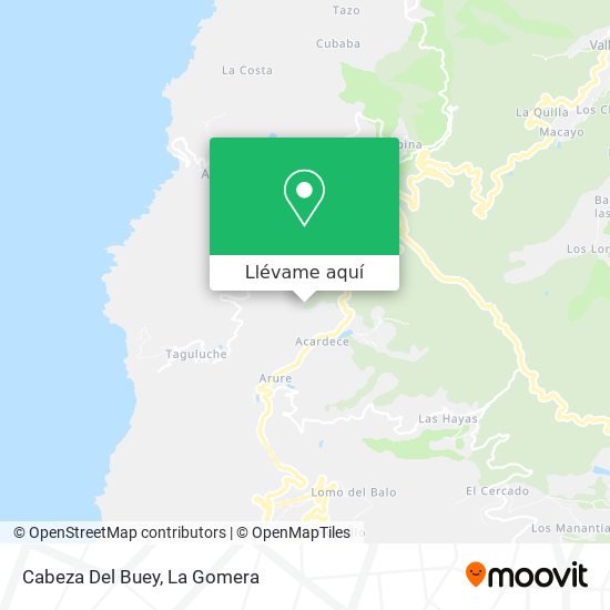 Mapa Cabeza Del Buey