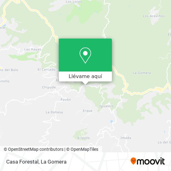 Mapa Casa Forestal