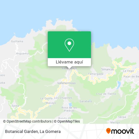 Mapa Botanical Garden