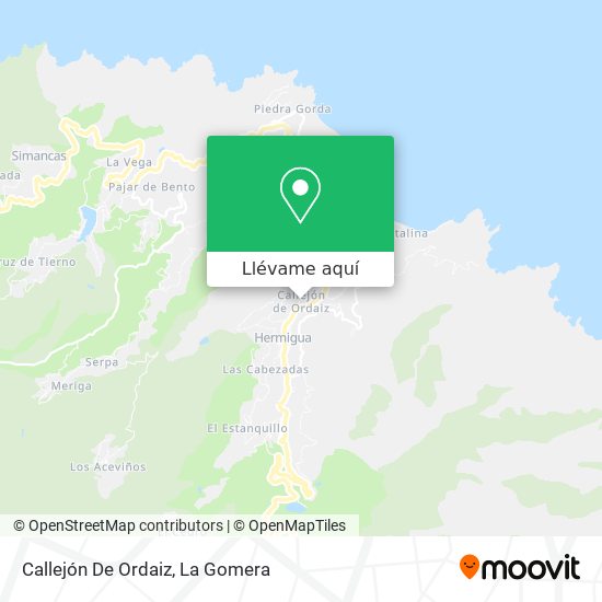 Mapa Callejón De Ordaiz
