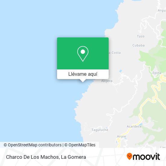 Mapa Charco De Los Machos