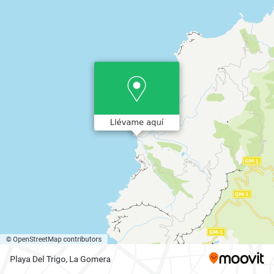 Mapa Playa Del Trigo
