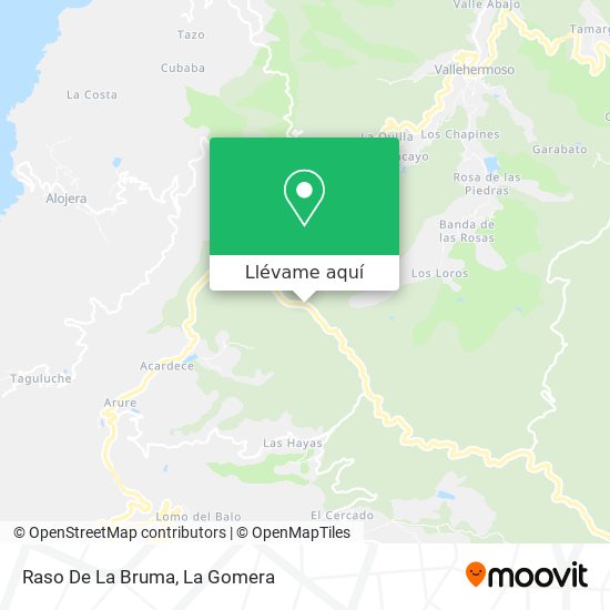 Mapa Raso De La Bruma