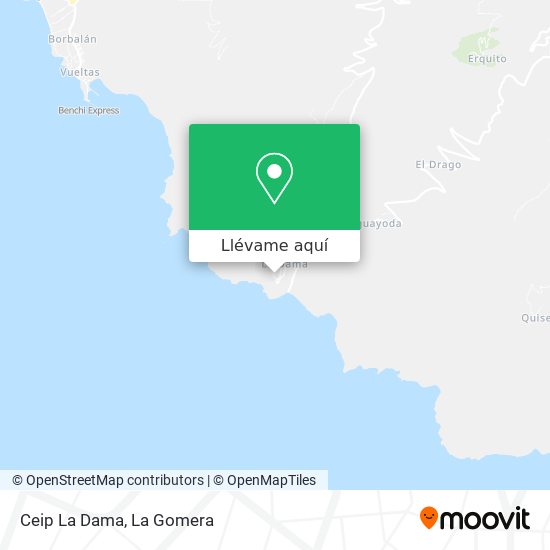 Mapa Ceip La Dama