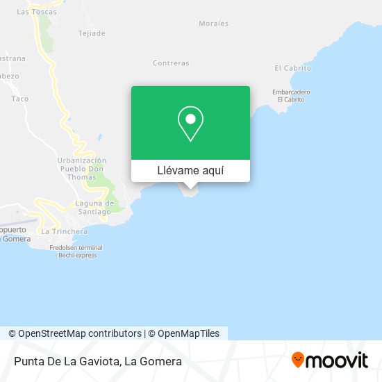 Mapa Punta De La Gaviota