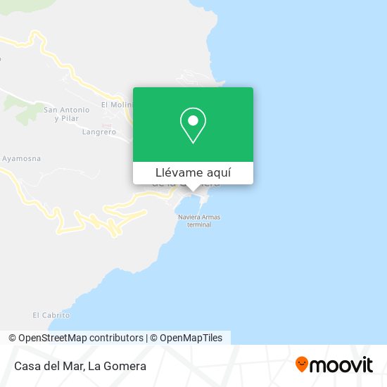 Mapa Casa del Mar
