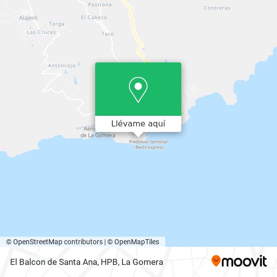 Mapa El Balcon de Santa Ana, HPB