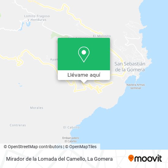 Mapa Mirador de la Lomada del Camello