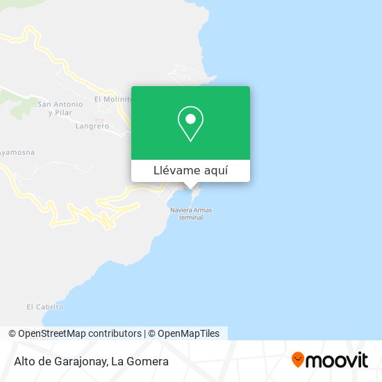 Mapa Alto de Garajonay