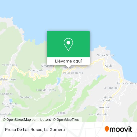 Mapa Presa De Las Rosas